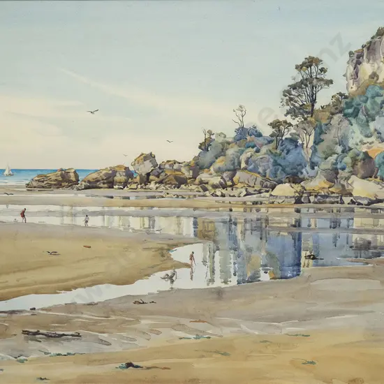 Marjorie Naylor (1908 - 1985) - A Mirrored Pool