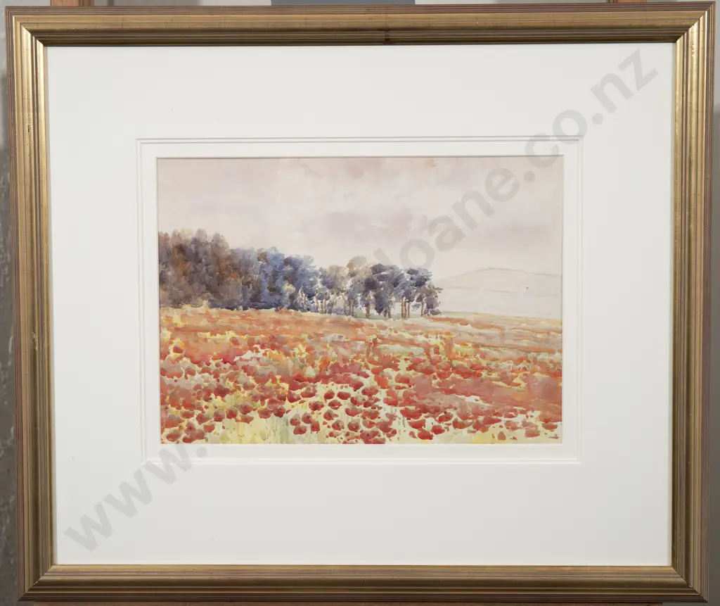 Margaret Stoddart (1865 - 1934) - Poppy Field Image 1++