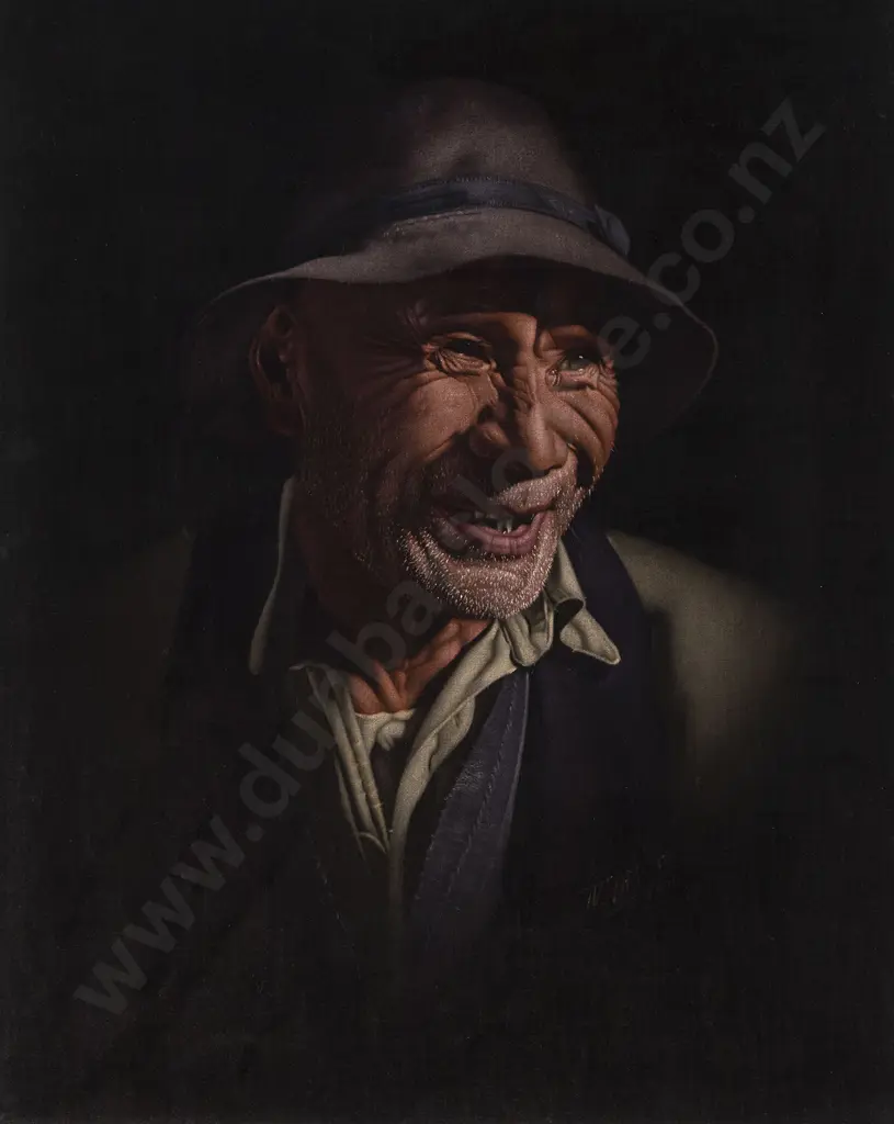 Charles McPhee (1910-2002) - A Maori Joke Image 1++