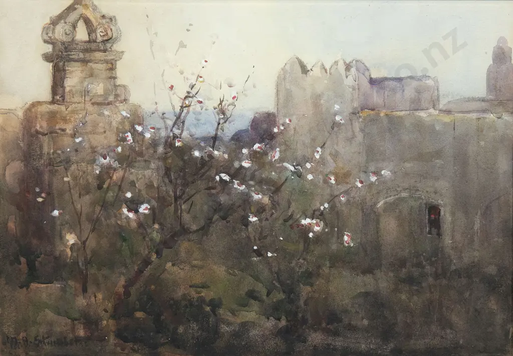 Magaret Stoddart (1865 - 1934) - Blossom Trees Image 1++