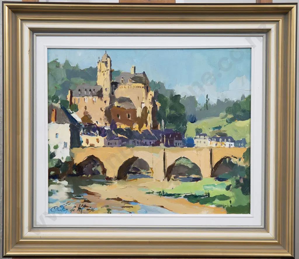 Gaston De Vel (1924 - 2010) - Estaince Castle Aveyron Image 1++