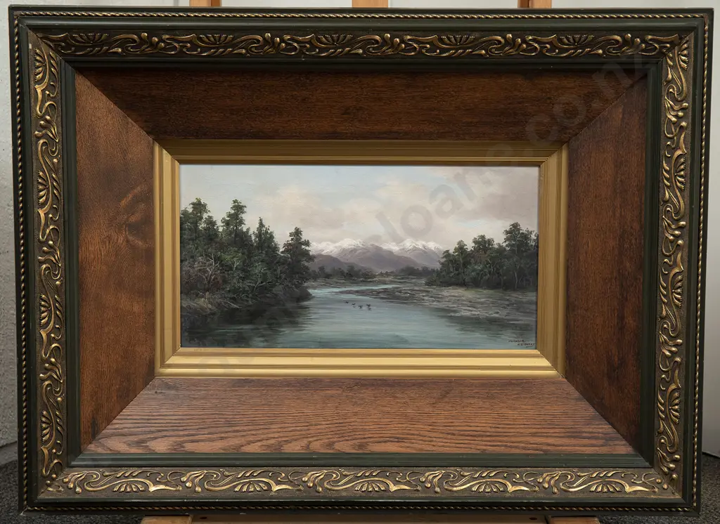 W G Baker (1864-1929) - Waitahi River Image 1++