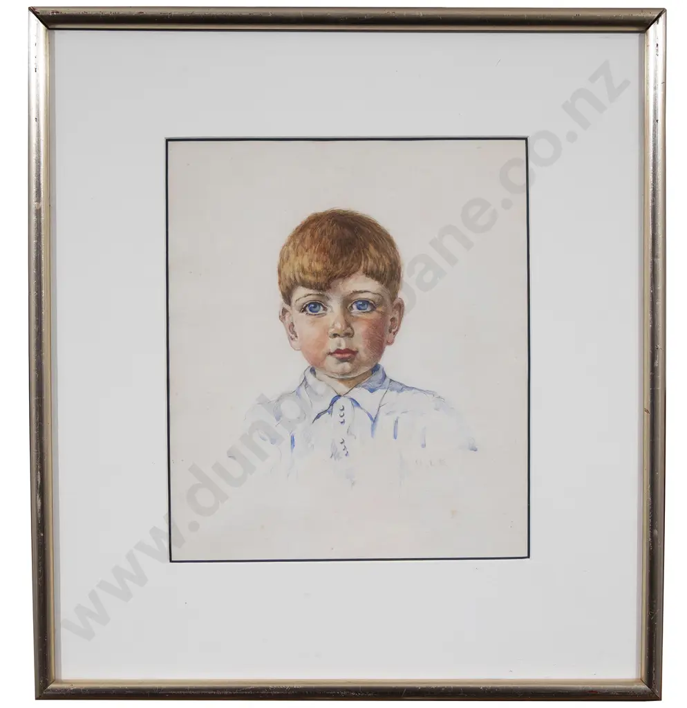 Harry Linley Richardson (1878 - 1853) - Portrait of a Young Boy Image 1++