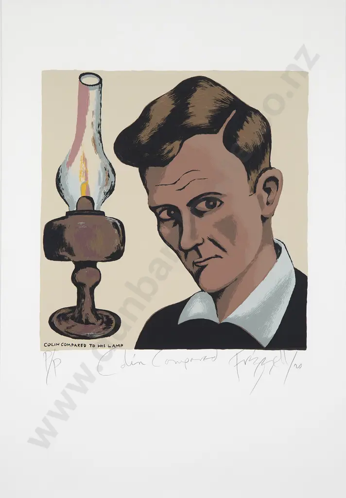 Dick Frizzell (b 1943) - Colin Compared Image 1++