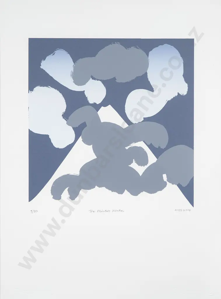 Michael Smither (b 1939) - The Printers Winter Image 1++