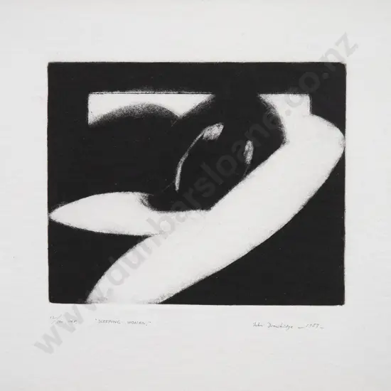 John Drawbridge (1930 - 2005) - Sleeping Woman