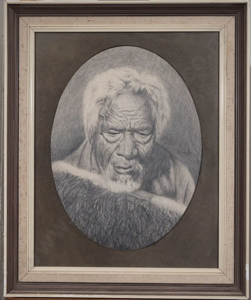 Phillip Waddington - Portrait of Maori Chief Image 1++