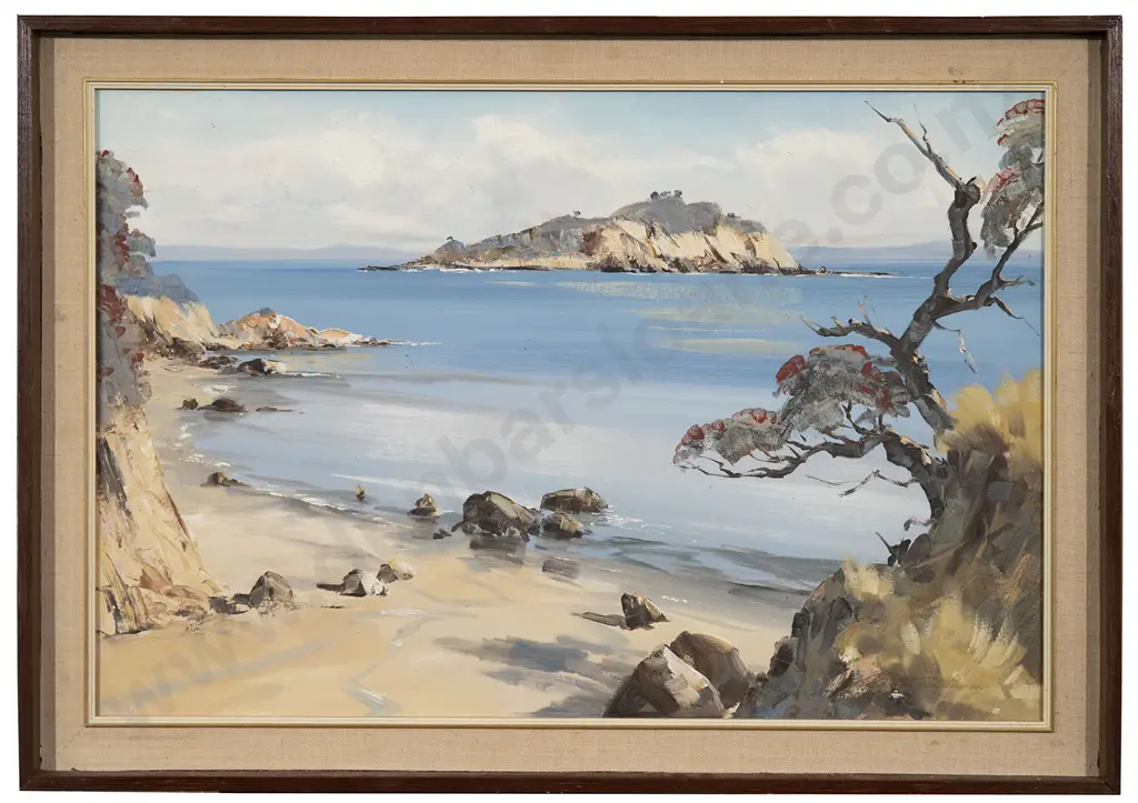 Aston Greathead (1921 - 2012) - Hauraki Gulf from Coromandel Peninsula Image 1++