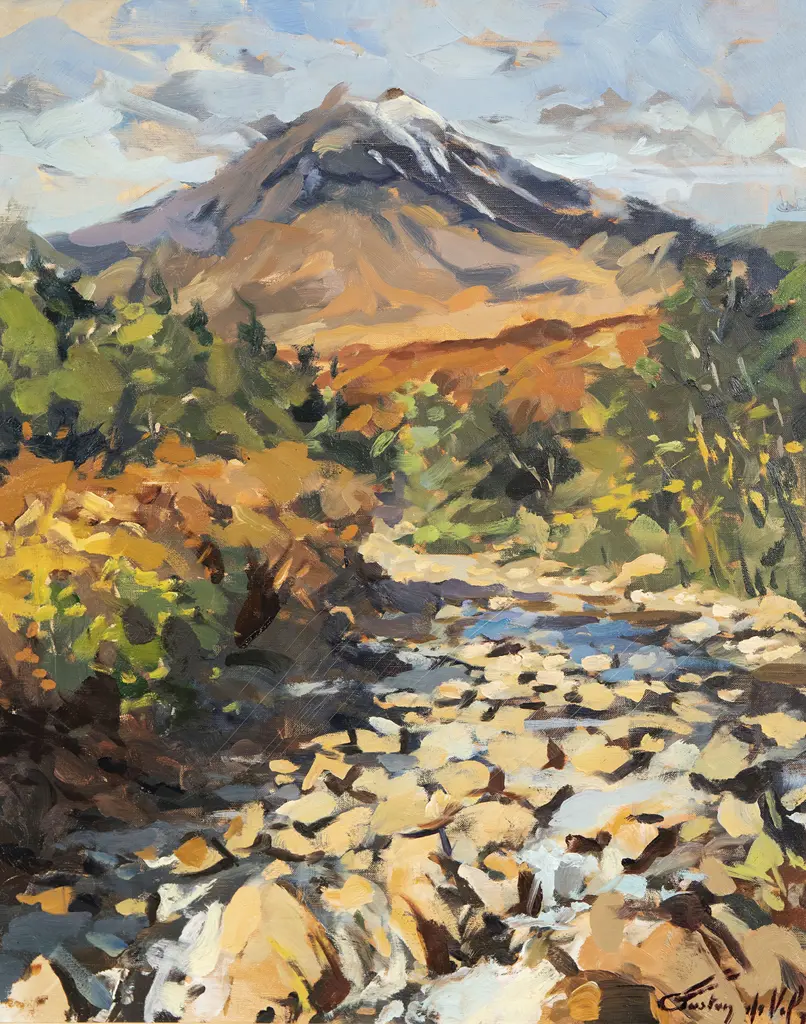 Gaston De Vel (1924 - 2010) - Mt Ruapehu Image 1++