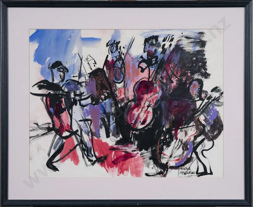 Piera McArthur (b 1929) - Untitled Musicians Image 1++
