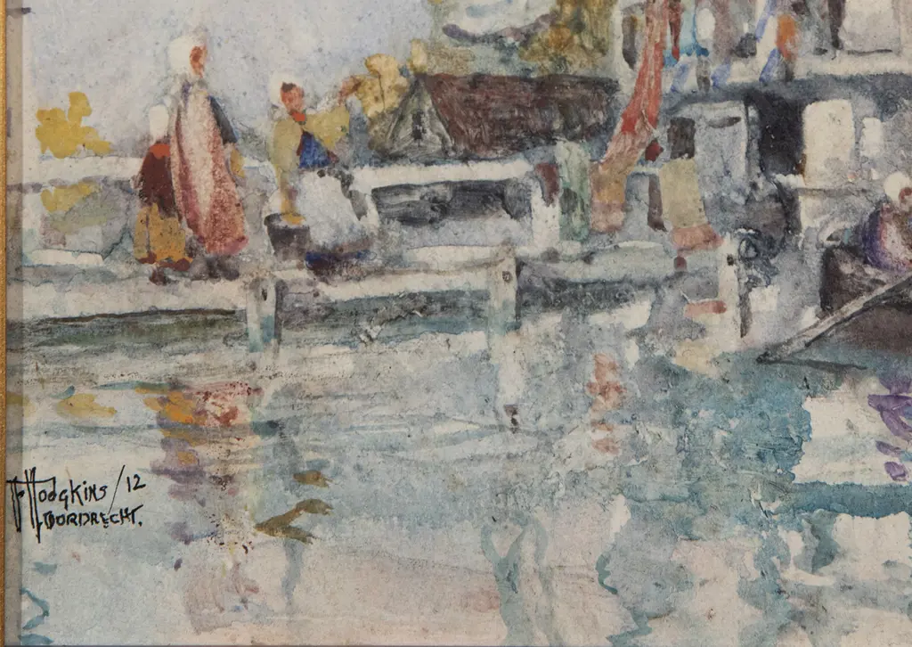 Circle of Frances Hodgkins - Windmill Dordrecht Image 1++