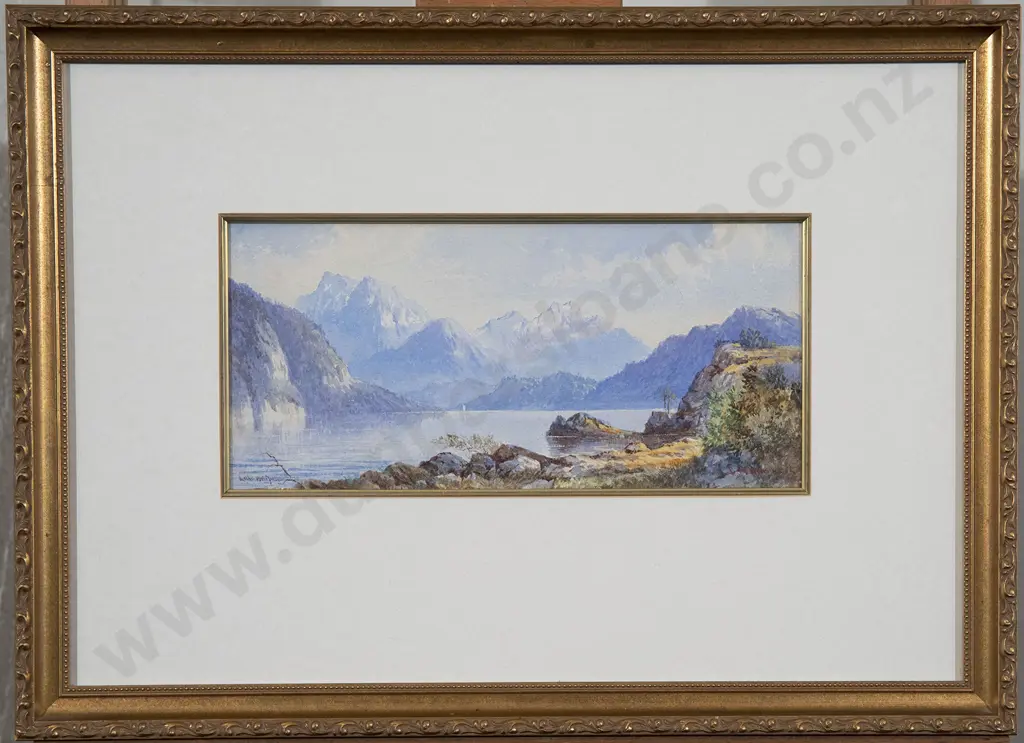 Laurence William Wilson (1850-1912) - Lake Wakatipu Image 1++