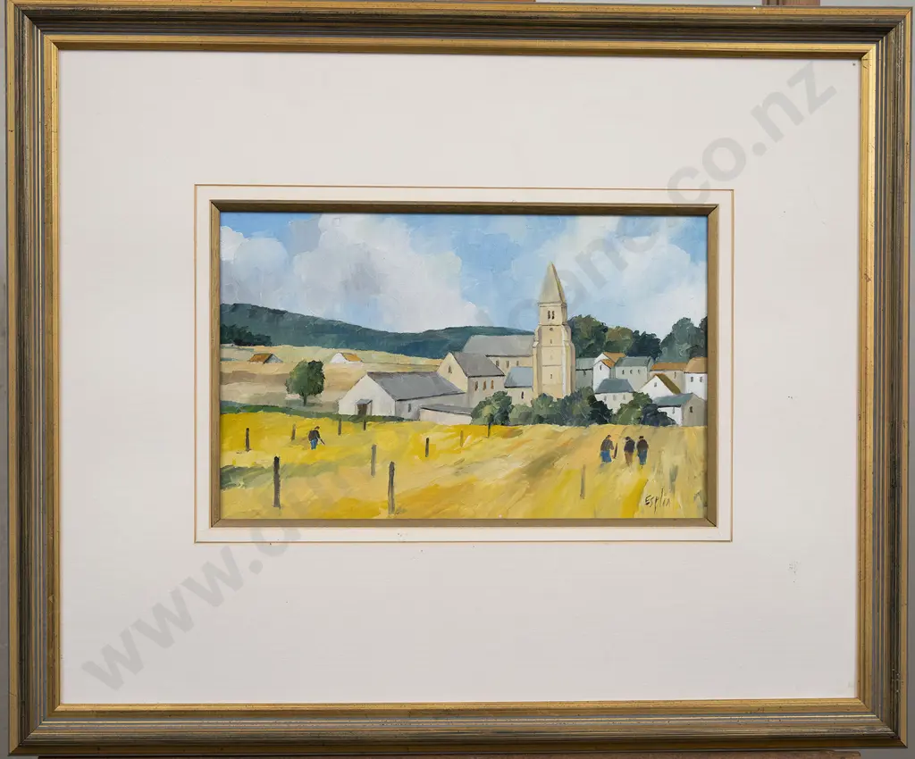 Tom Esplin (1915 - 2005) - The Rape Fields of Avignon Image 1++