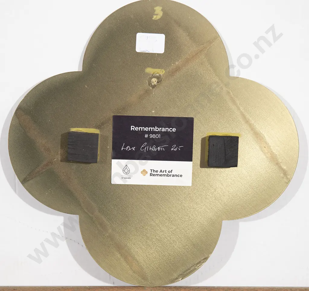 Max Gimblett - Remembrance Image 1++