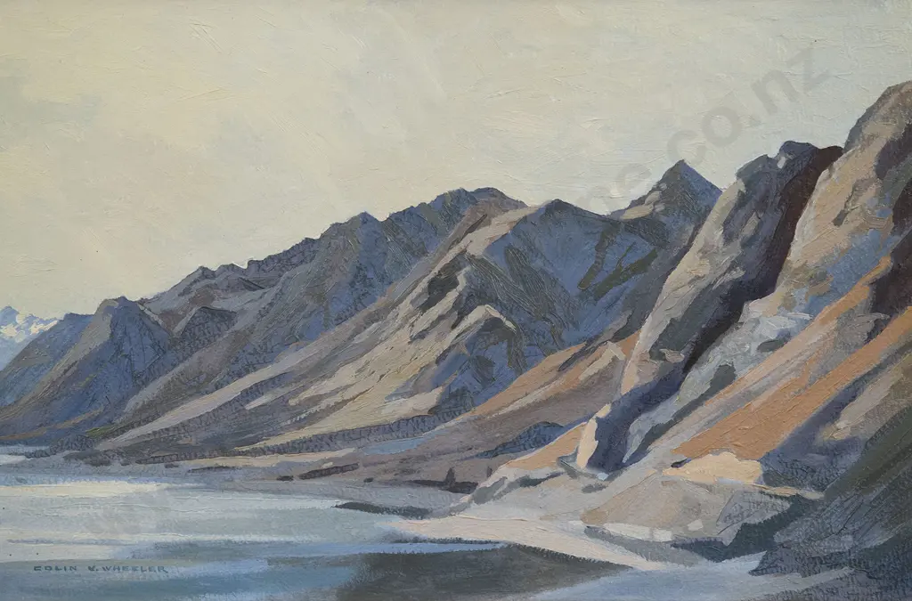 Colin V Wheeler (1919 - 2012) - On Lake Hawea Station Image 1++