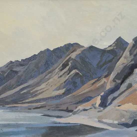 Colin V Wheeler (1919 - 2012) - On Lake Hawea Station