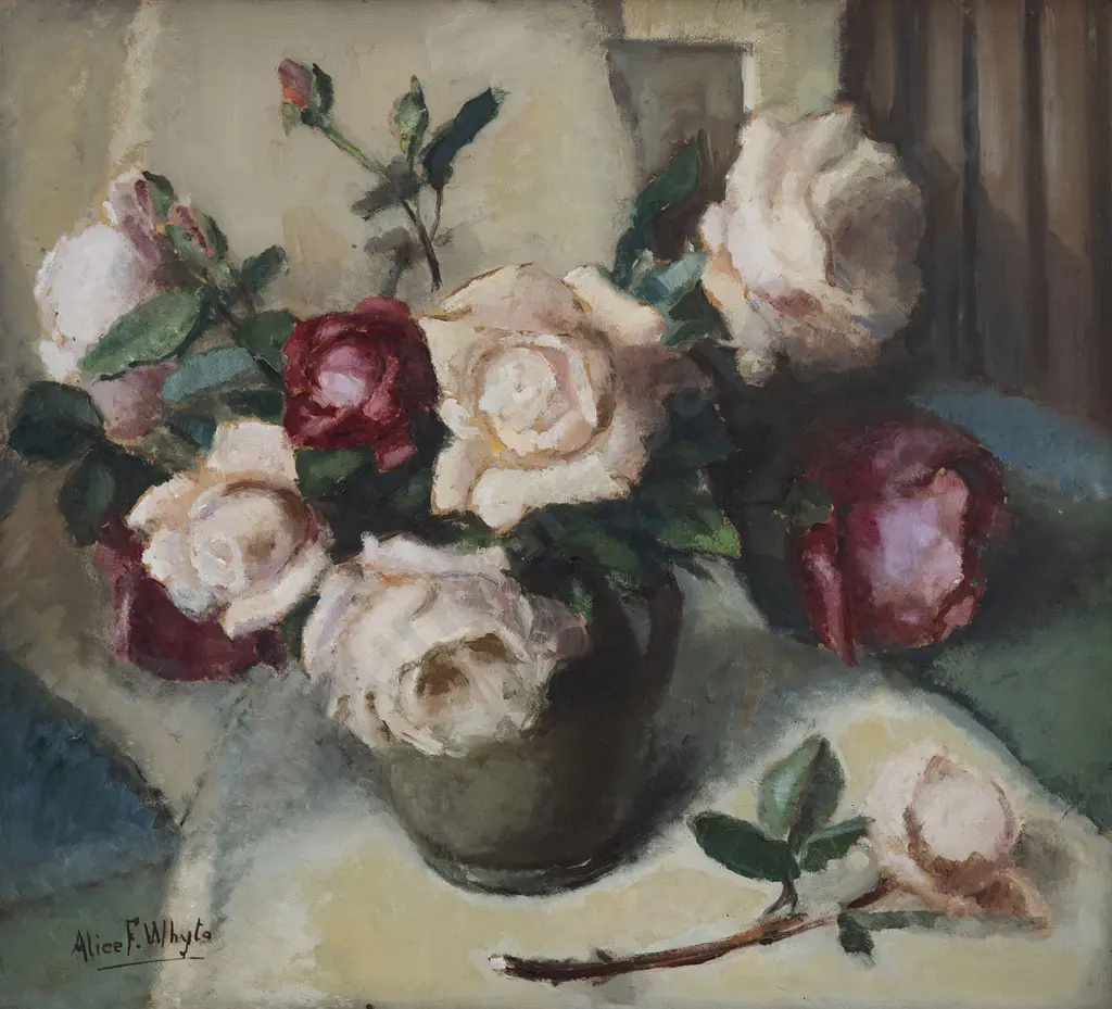 Alice Whyte (1880-1952) - Untitled Roses Image 1++
