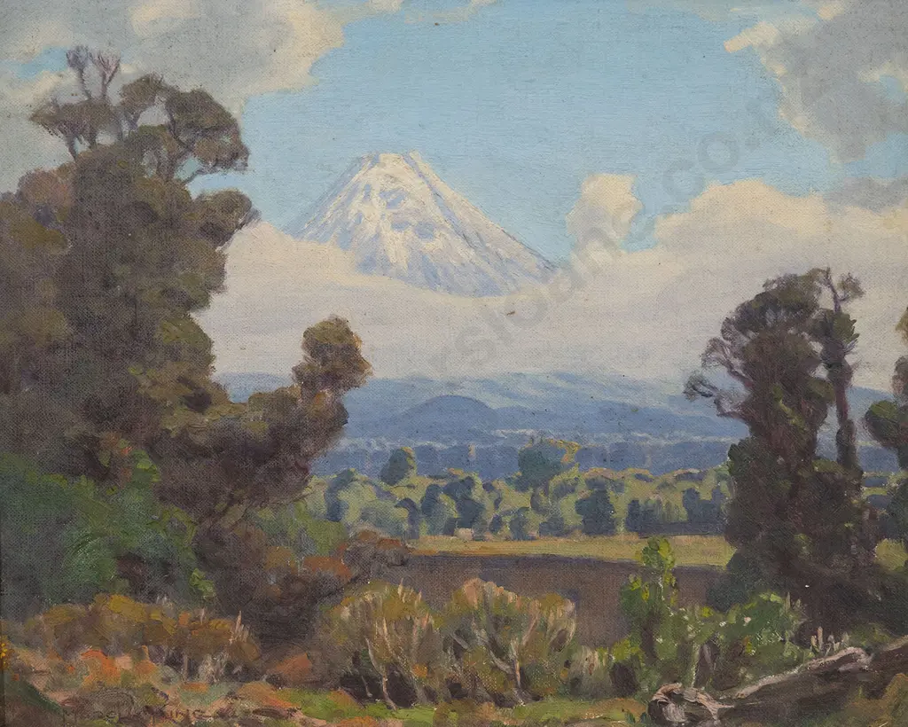 Marcus King (1891-1983) - Mt Egmont Image 1++
