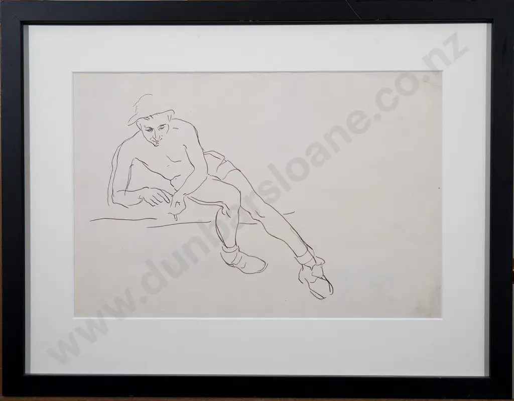 Russell Clark (1905-66) - Two Figurative Studies Image 1++