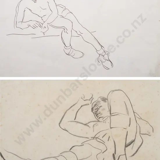 Russell Clark (1905-66) - Two Figurative Studies