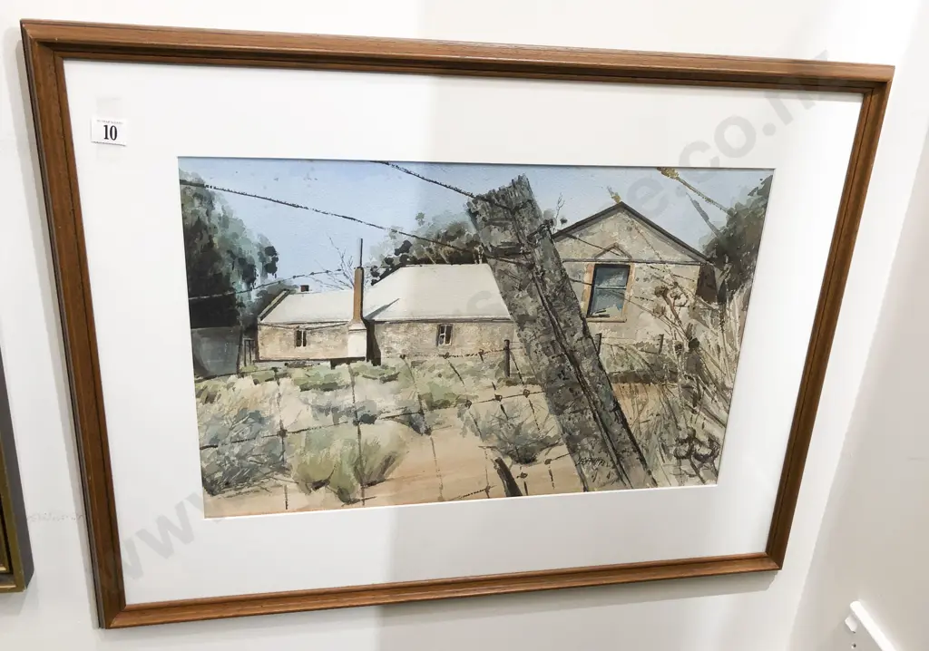 Les Finch - Pioneer Cottage with Fence South Australia Image 1++
