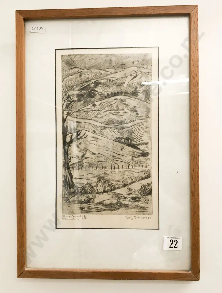 Betty Curnow - Sheep Country Canterbury Image 1++