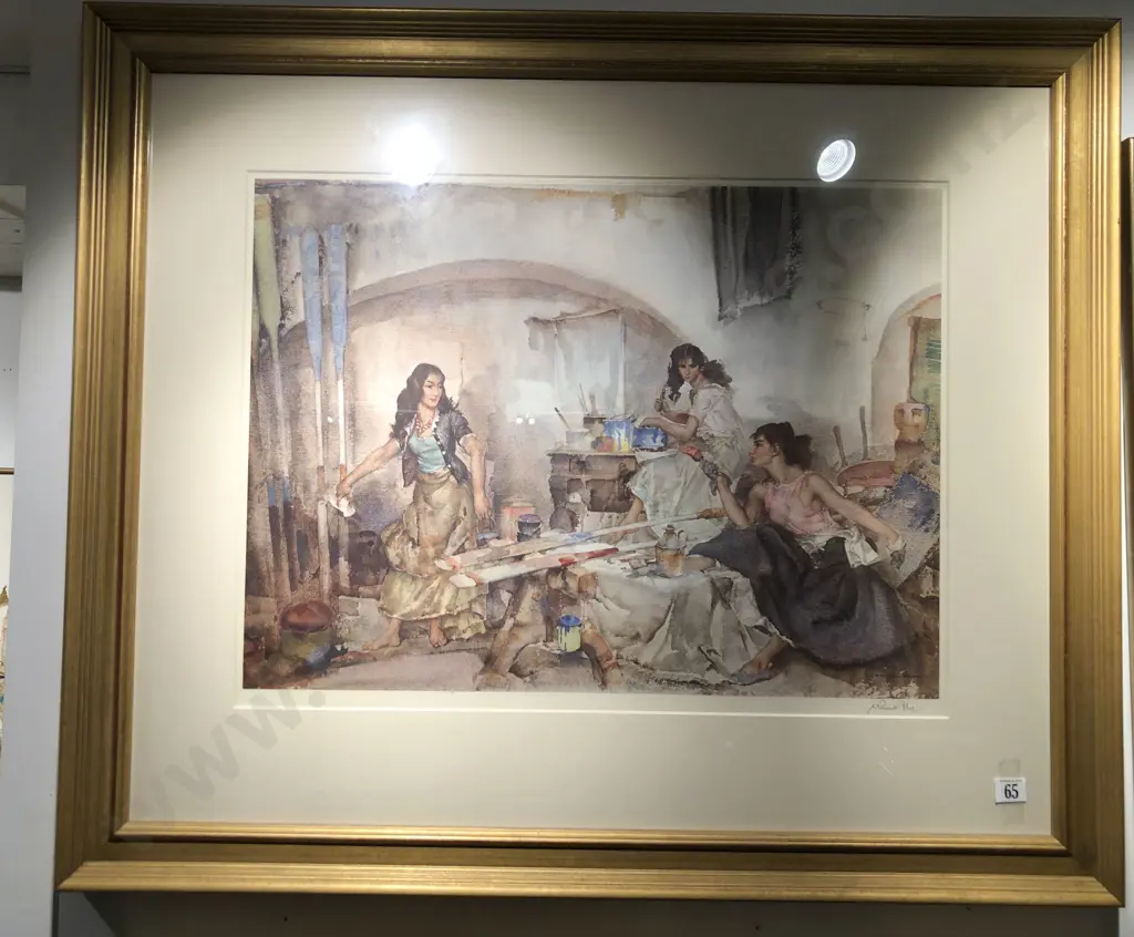 Sir William Russell Flint - A Question of Colour Image 1++