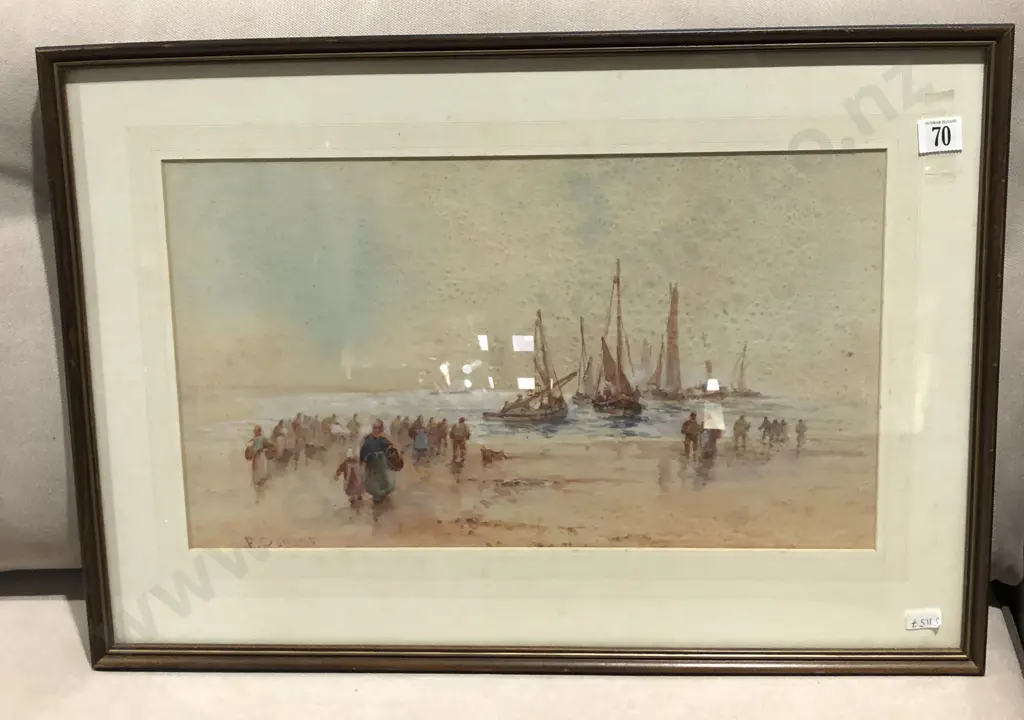 F. Rousse - Untitled Coastal Scene Image 1++