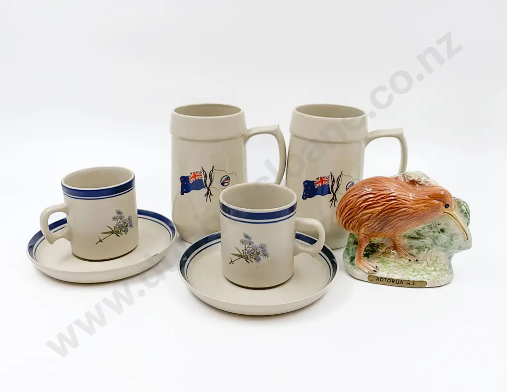 Qty of Richmond Stoneware Crockery Together With Advertising Kiwi Image 1++