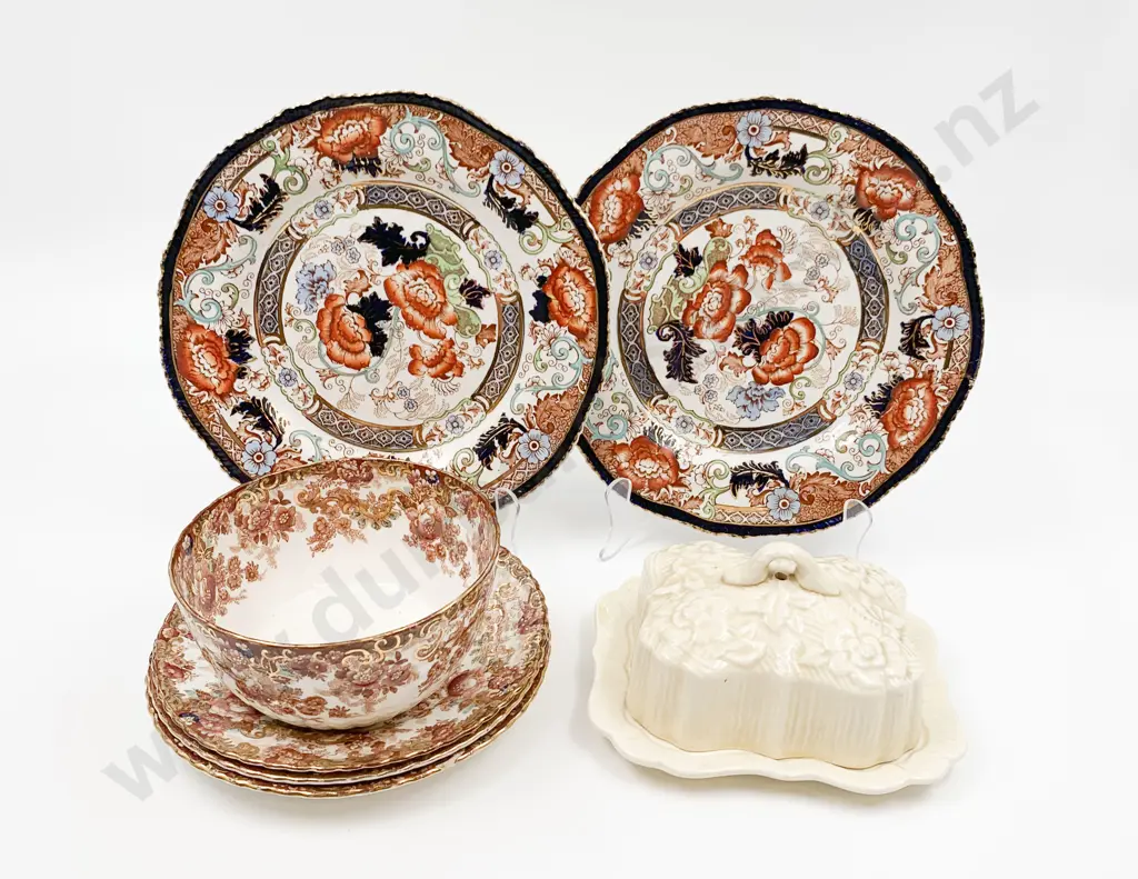 Small Qty of Assorted Fancy China Plates Together With Bowl and Cheese Dish Image 1++