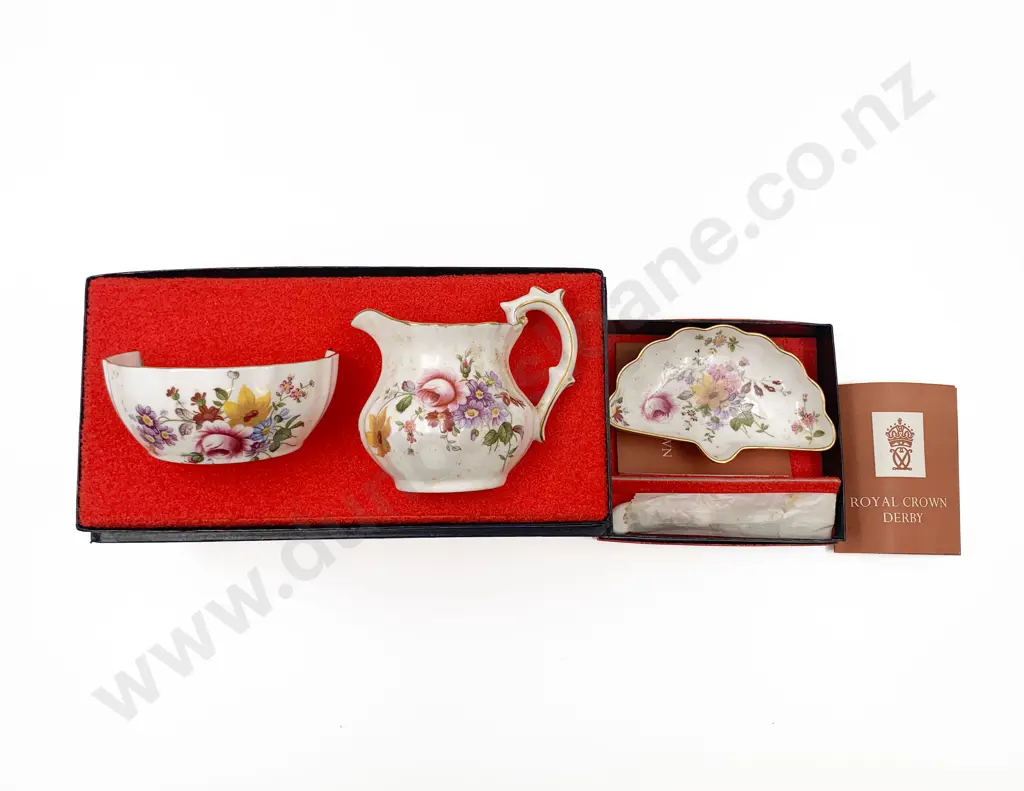 Two RCD Boxed Sets Including Sugar and Cream and Dish Image 1++