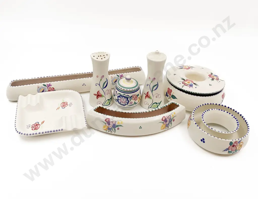 Qty of Assorted Poole "Wrigley" Crockery (Eight Pieces) Image 1++