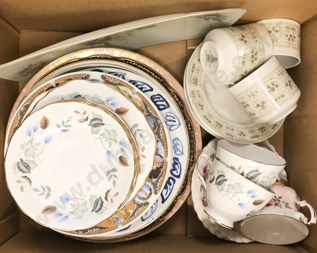Qty of Assorted Fancy China Plates and Tea China Including RD Image 1++