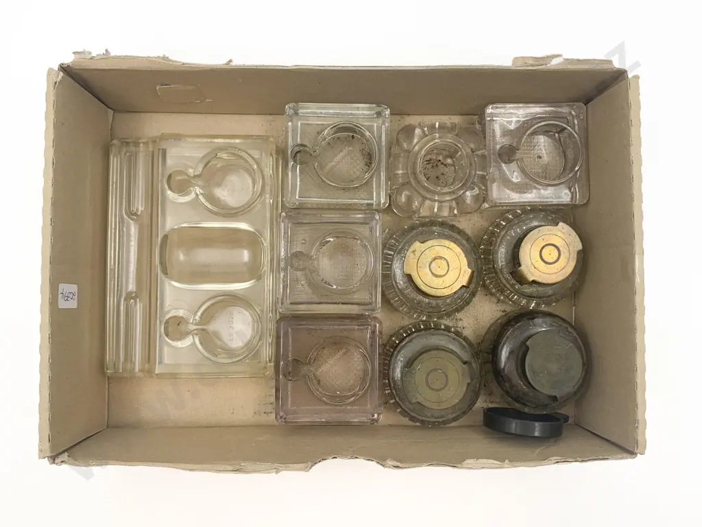 Small Box Qty of Assorted Inkwells Image 1++