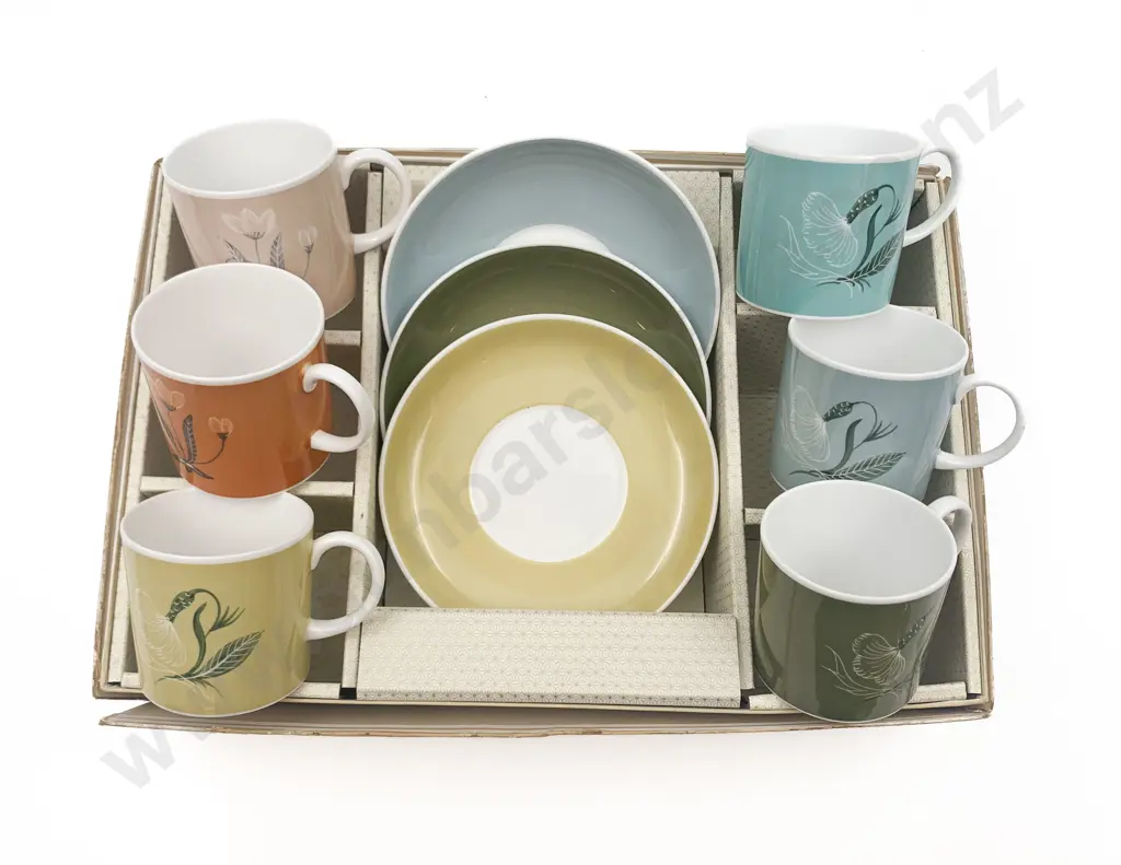 Boxed Susie Cooper Six Place Coffee Set Image 1++