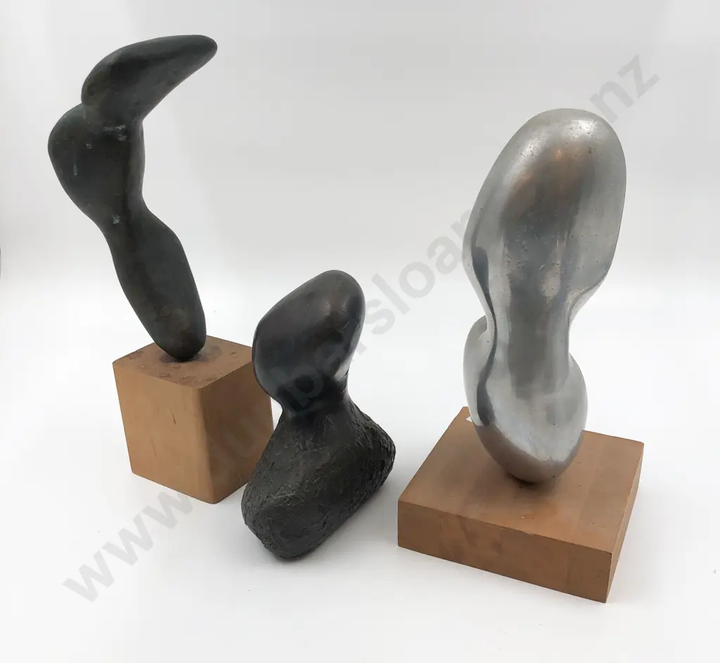 Three Abstract Sculpture Works Image 1++