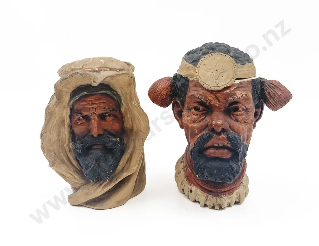 Two Figural Bust Jars Image 1++