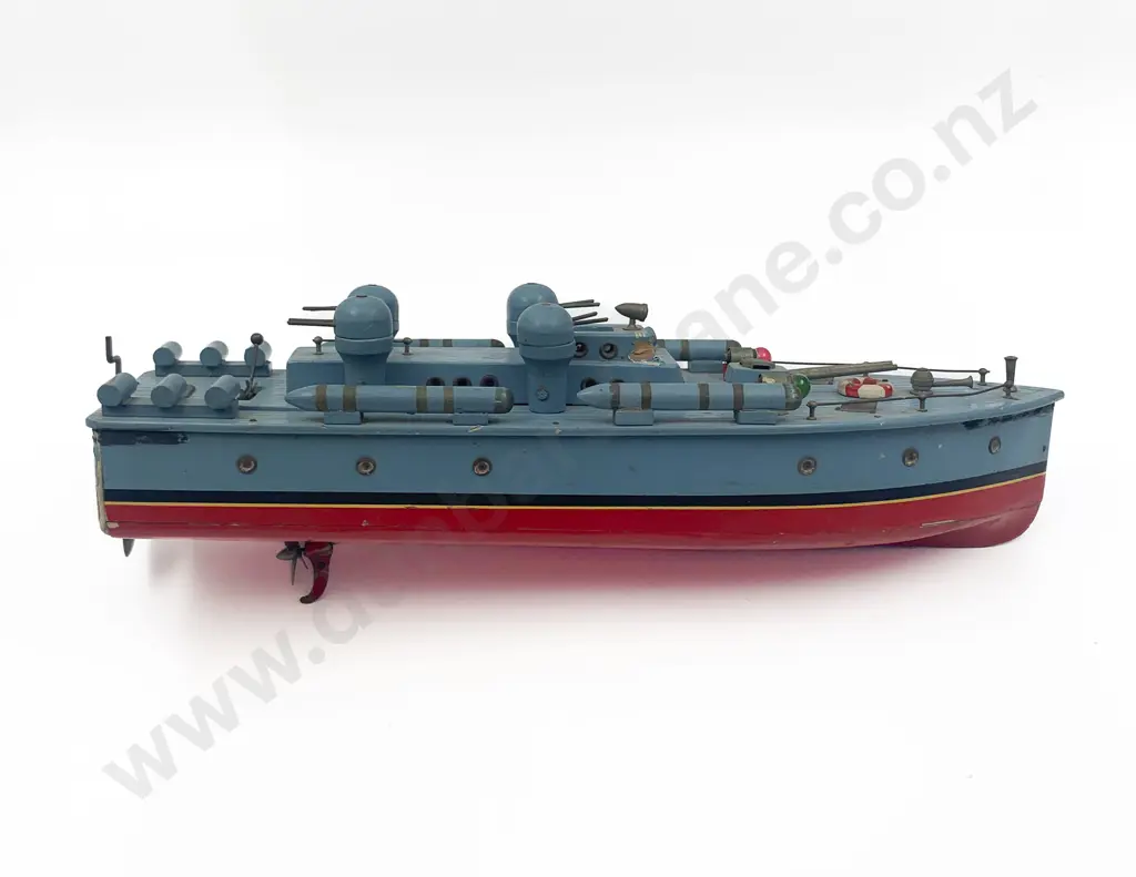 Vintage Toy Battleship Image 1++