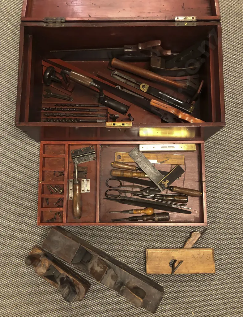 Tool Box Hobbs & Co. London Including Planers Image 1++