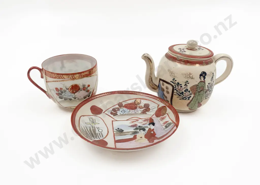 Japanese One Person Miniature Tea Set Image 1++