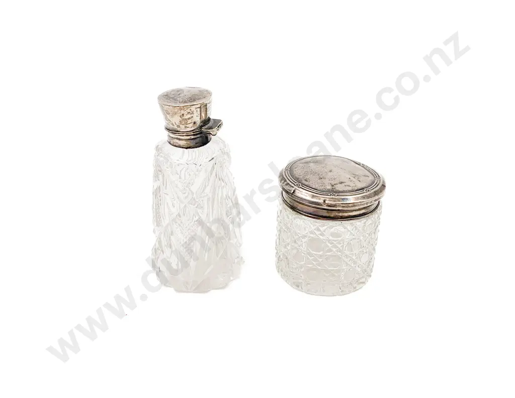 Two S/S Topped Vanity Pots Image 1++