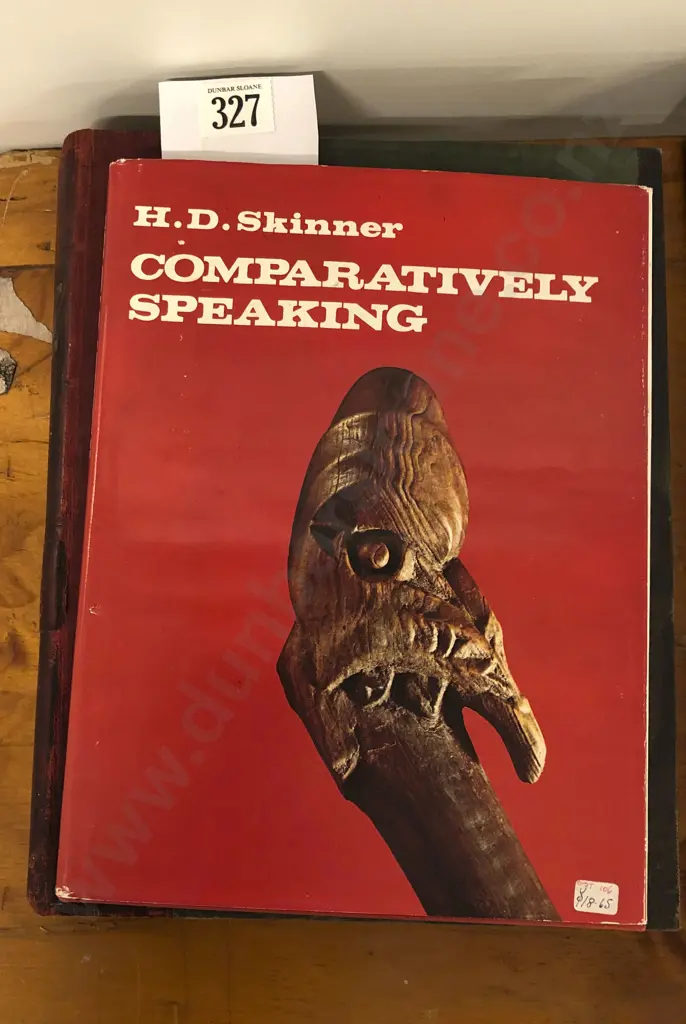H.D.Skinner "Comparatively Speaking" Together with Dominion Museum Volume Image 1++