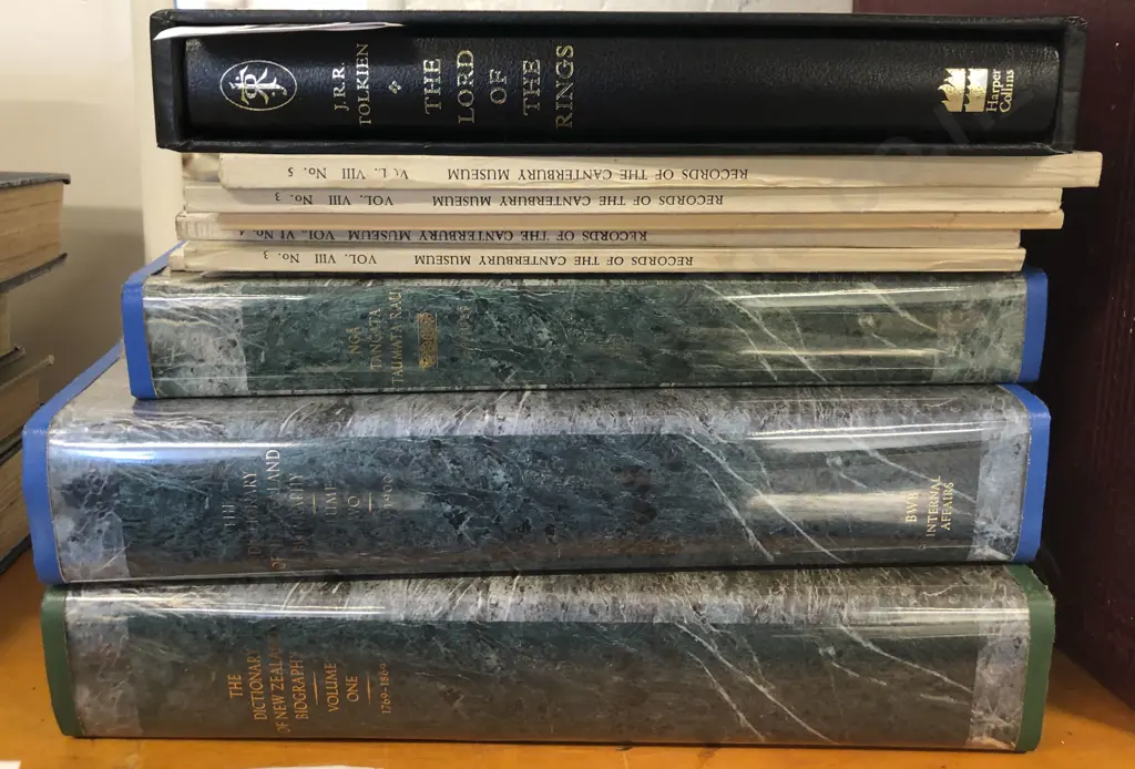 Dictionary of NZ Biography Volume 1 & 2 Together with 5 Records of Canterbury Museum etc Image 1++