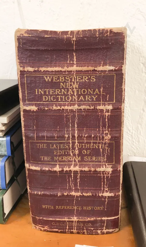 Webster's New International Dictionary Image 1++
