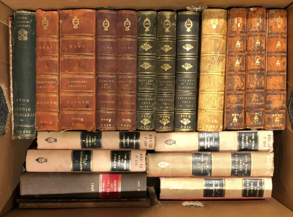Box of Assorted Books Image 1++