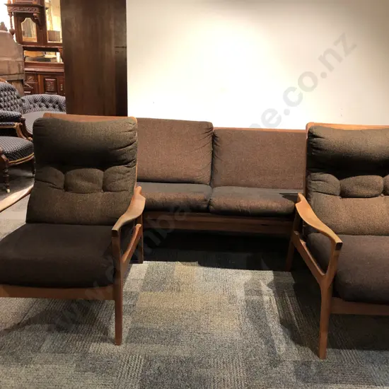 Mid Century Don Furniture Designer Three Piece Lounge Suite