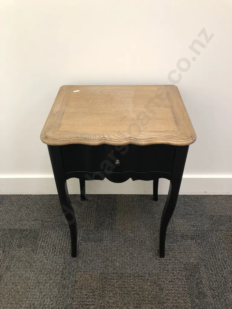 Ebonized Bedside Cabinet Image 1++