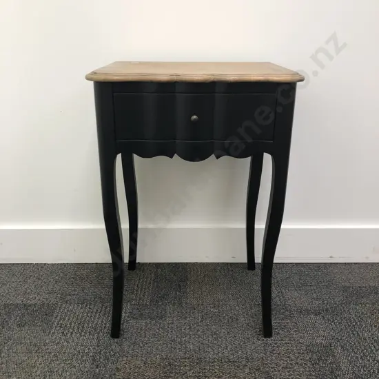 Ebonized Bedside Cabinet