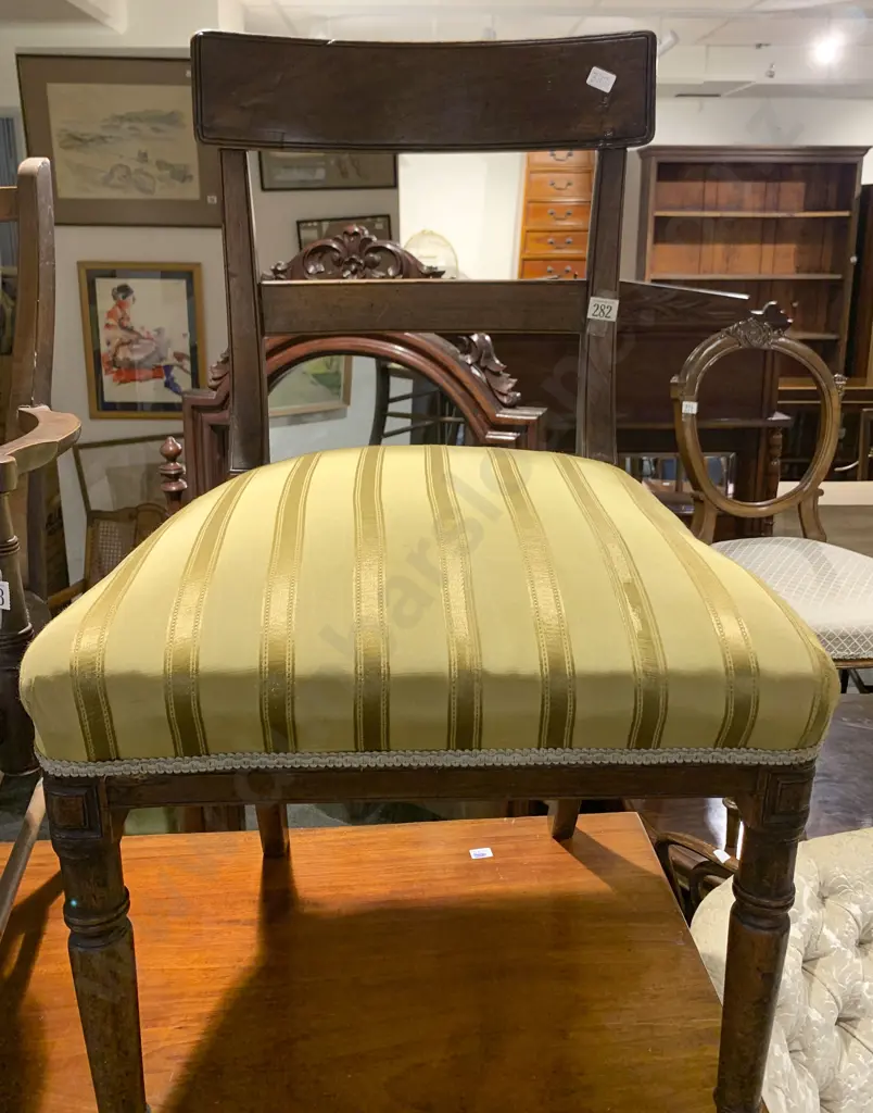 Geo III Mahogany Single Dining Chair Image 1++