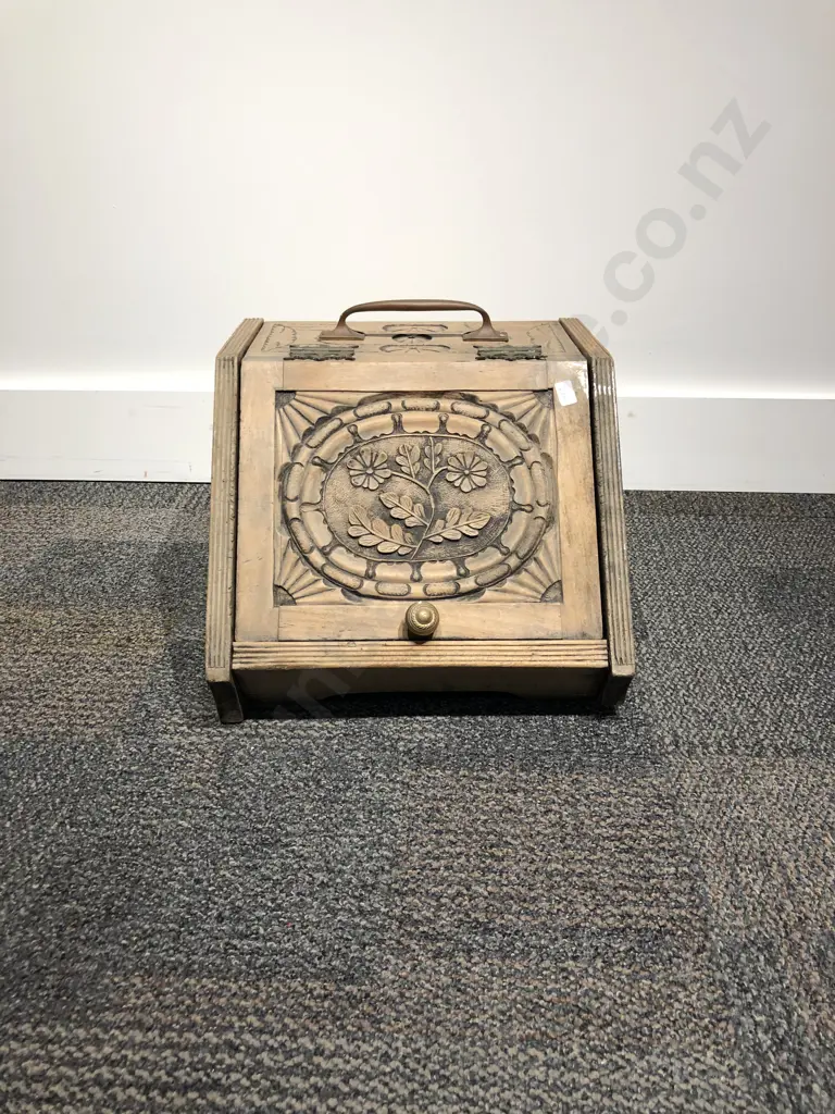 Carved Coal Scuttle Image 1++